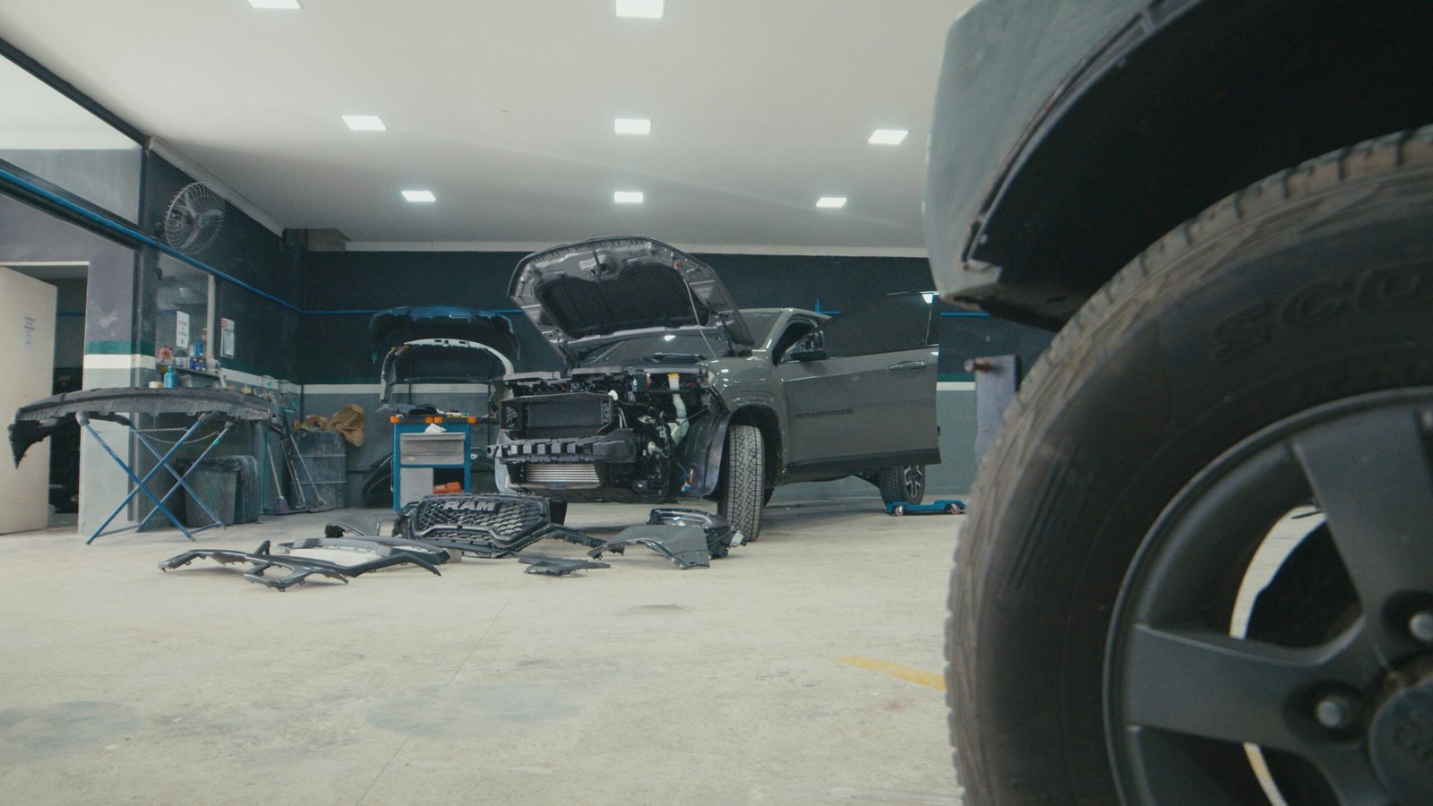 RAM desmontado em oficina H2OFF